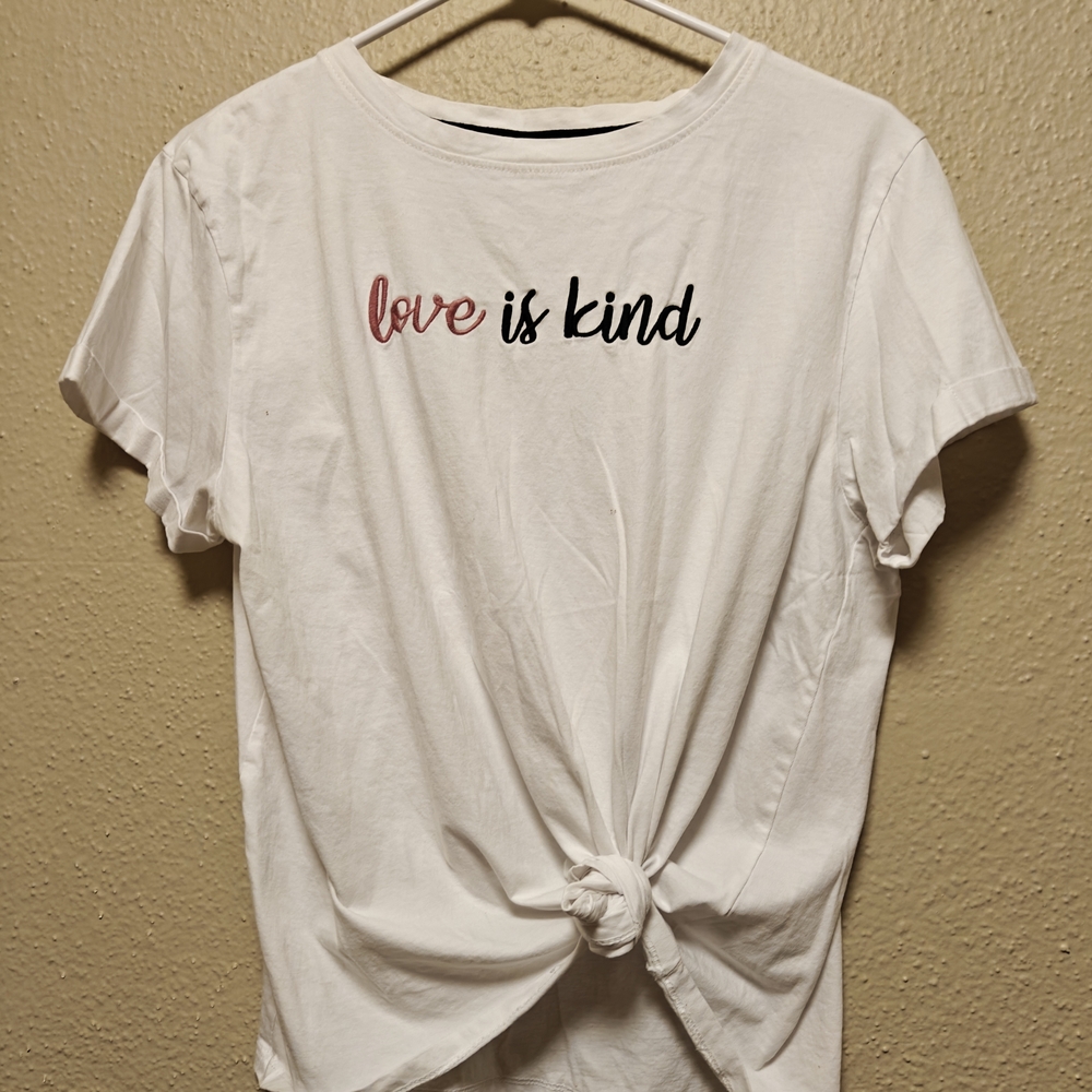 Love Is Kind White Short Sleeve Tee - Picture 1 of 3